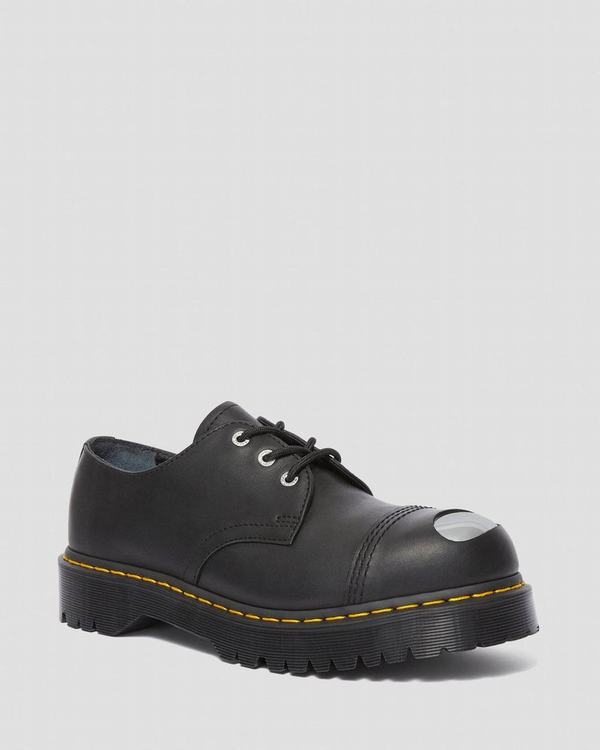 Dr Martens Dámské Polobotky 1925 Luxor Toe Cap Černé, CZ-452893